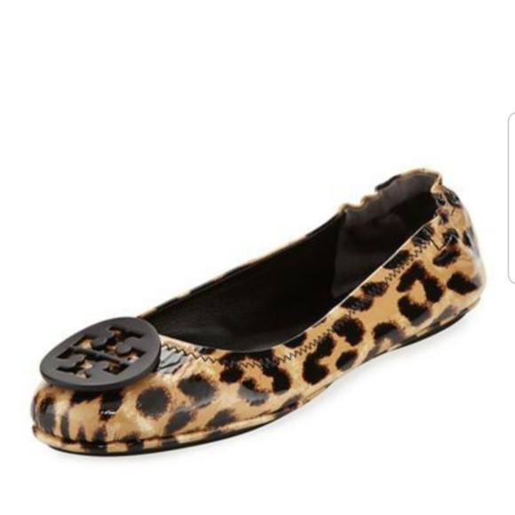 Tory Burch Shoes - Tory Burch Minnie Travel Ballet Flats in Leopard